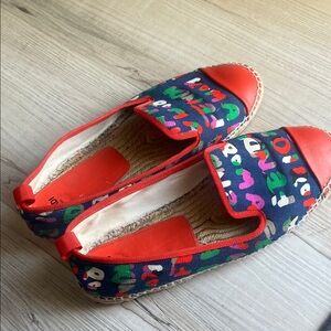 Fendi Multicolor Espadrille Flats